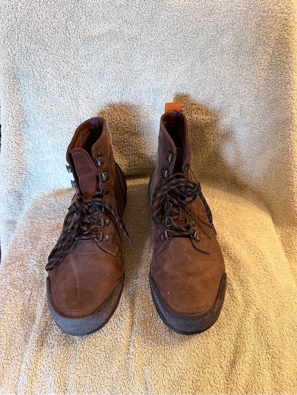 Sorel Men's Brown Leather Lace-Up Boots